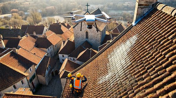 Les avantages économiques du nettoyage de toiture par drone