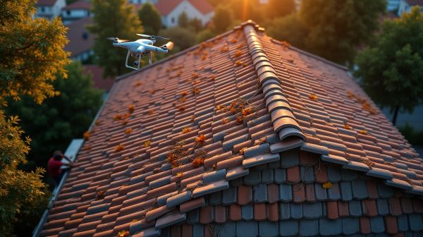 Nettoyage de toiture par drone : efficacité et économies assurées