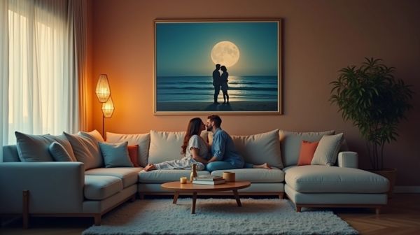 Transformez votre intérieur avec une affiche amour romantique